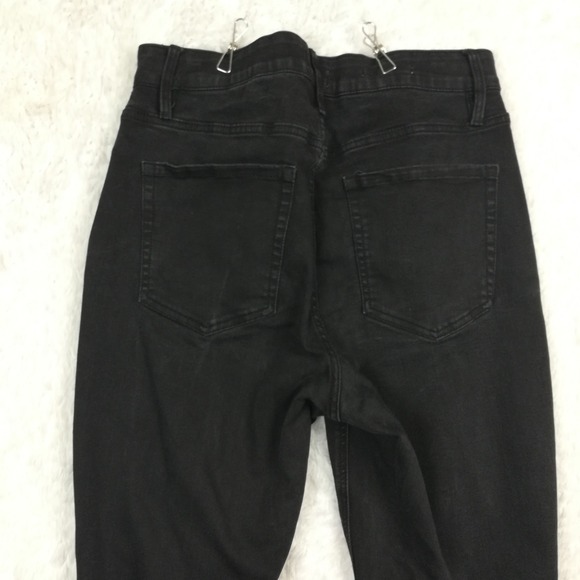 Ava & Viv Womens Jeans High Rise Skinny‎ Black Wash Denim Flex Waist Plus 16 - Picture 10 of 11